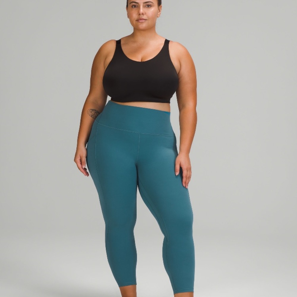 🎈Lululemon Align 25” (7/8) Pockets Capri Blue 6 - Picture 4 of 10